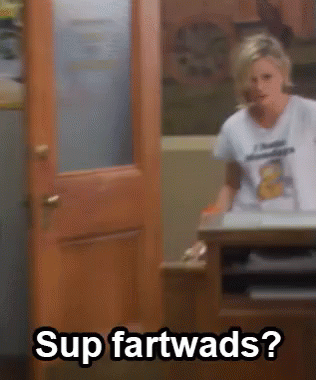 Sup Fartwads GIF - Sup Parks And Rec Mondays GIFs