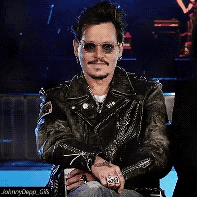 Johnny Depp Sunglasses GIF