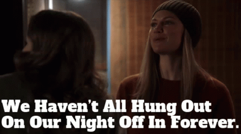 Station19 Maya Bishop GIF - Station19 Maya Bishop We Havent All Hung Out On Our Night Off GIFs
