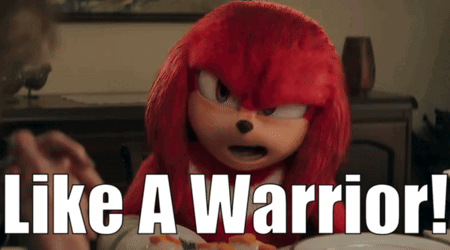 Knuckles Tv Show Like A Warrior GIF - Knuckles Tv Show Like A Warrior Warrior GIFs