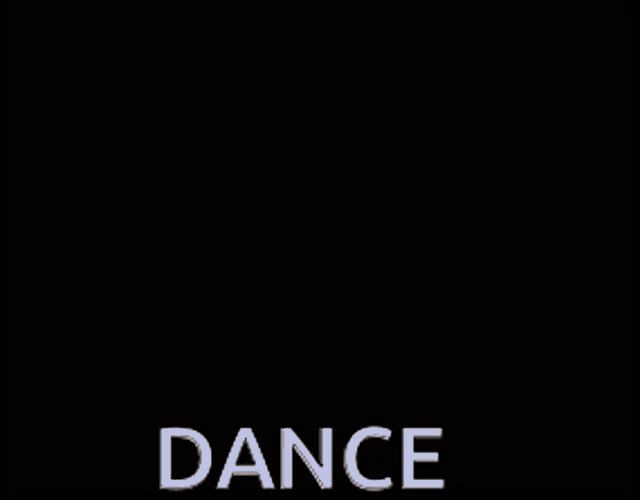 a man in a suit stands in front of a sign that says " dance "