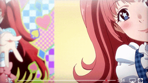 a video of a girl with red hair is being played