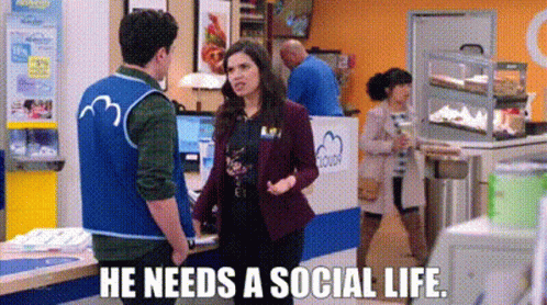 Superstore Amy Sosa GIF - Superstore Amy Sosa He Needs A Social Life GIFs