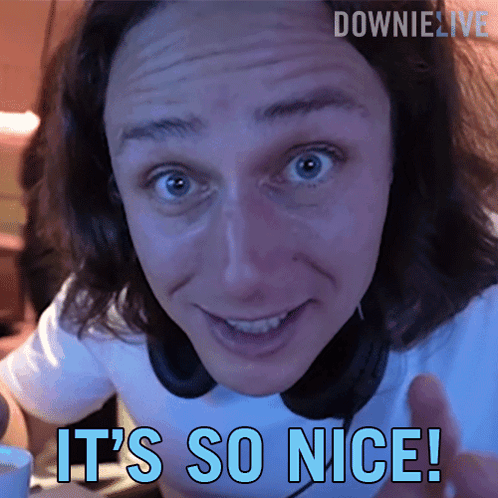 It'S So Nice Michael Downie GIF - It'S So Nice Michael Downie Downielive GIFs