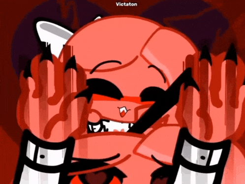 a cartoon character with the name victoton on the top
