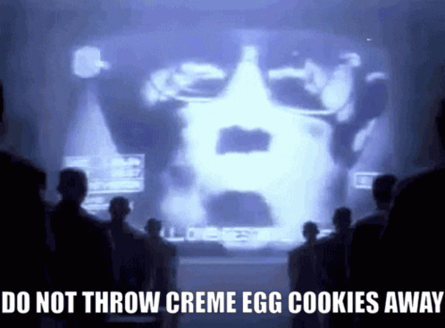 Dominos Creme Egg GIF - Dominos Creme Egg 1984 GIFs