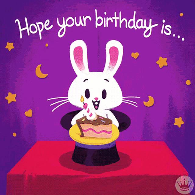 Birthday Magical GIF - Birthday Magical Bunny GIFs