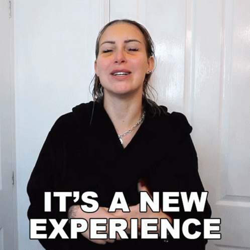 Its A New Experience Tracy Kiss GIF - Its A New Experience Tracy Kiss Its Something Fresh GIFs