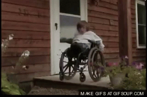 Fall Wheelchair GIF - Fall Wheelchair Crash GIFs