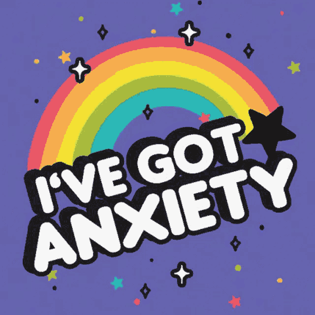 a sticker that says i 've got anxiety