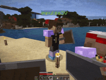 a screenshot of a video game with the name impulse5v