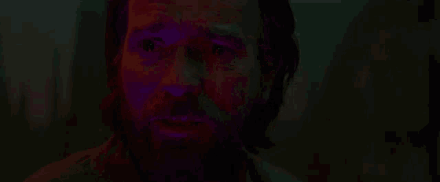 a close up of a man with the words then my friend is truly dead