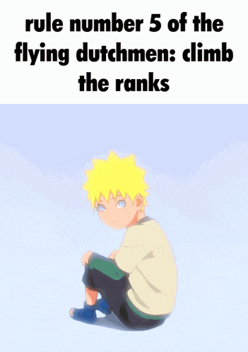 rule number 5 of the flying dutchmen climb the ranks is shown