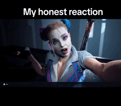 Harley Quinn Reaction GIF - Harley Quinn Quinn Reaction GIFs