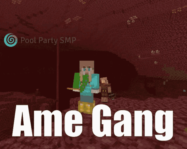 Minecraft Pool Party Smp GIF - Minecraft Pool Party Smp Smp GIFs