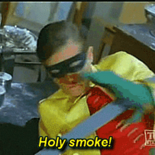 Robin Holy Smokes GIF - Robin Holy Smokes Batman GIFs