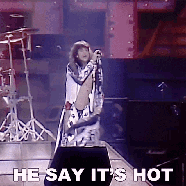 He Say Its Hot Steven Tyler GIF - He Say Its Hot Steven Tyler Aerosmith GIFs
