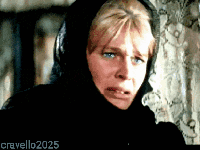 a woman with a scarf around her head and the year 2025 on the bottom right