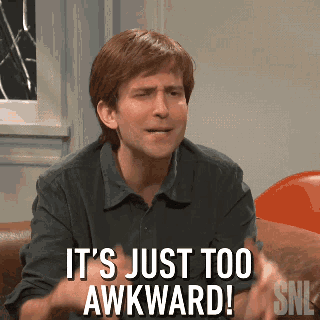 Its Just Too Awkward Saturday Night Live GIF - Its Just Too Awkward Saturday Night Live Awkward GIFs