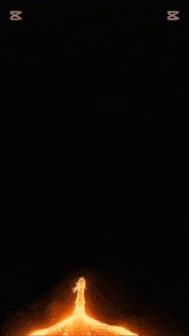 a video of a phoenix rising from the flames with capcut written on the bottom