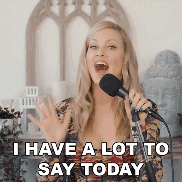 I Have A Lot To Say Today Nicole Arbour GIF - I Have A Lot To Say Today Nicole Arbour I Have A Lot Of Things To Talk GIFs