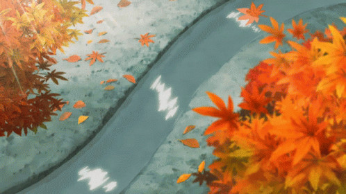 Anime Leaves GIF - Anime Leaves Fall GIFs