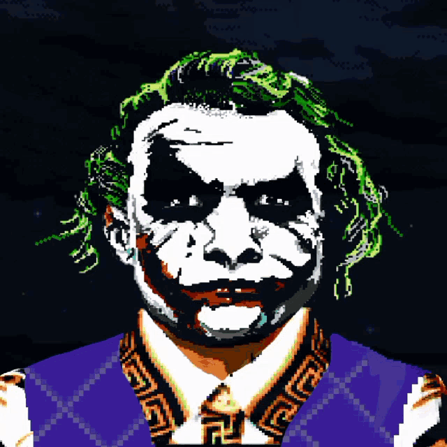 Joker Pixel GIF - Joker Pixel Pixelart GIFs