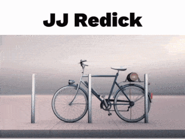 a picture of a bicycle with the name jj redick on the top