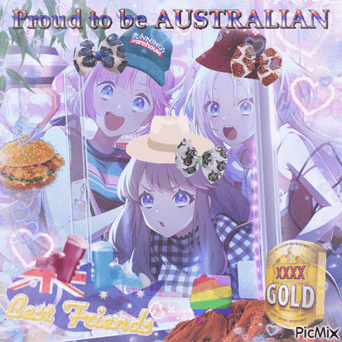 a poster that says proud to be australian best friend