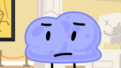 a cartoon drawing of a cloud with a surprised look on its face