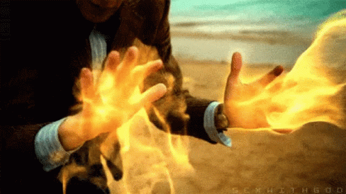 Fire Magic Spell Kai Parker GIF - Fire Magic Spell Kai Parker Magical GIFs
