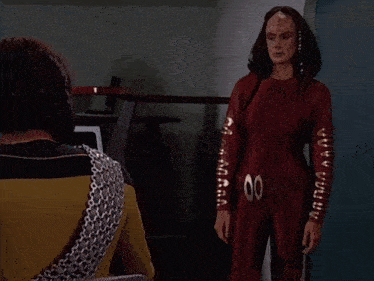 K'Ehleyr You Are Late GIF - K'Ehleyr You Are Late You'Re Late GIFs