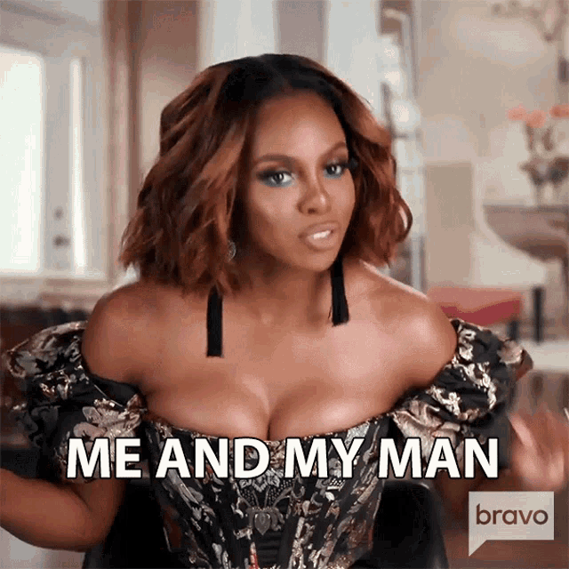 Me And My Man Candiace Dillard GIF - Me And My Man Candiace Dillard Real Housewives Of Potomac GIFs