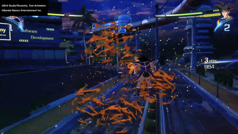 a screenshot of a video game with the number 1 and 2 visible
