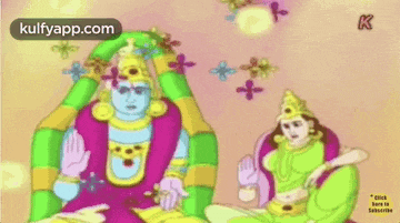 a cartoon of a man and a woman sitting next to each other