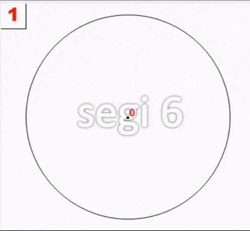 a drawing of a circle with the number 10 on it