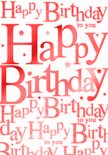 a green birthday card with the words `` happy birthday to you ''