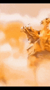 a close up of a painting of a bird flying in the sky