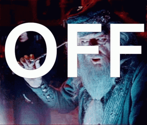 Off Dumbledore GIF - Off Dumbledore GIFs