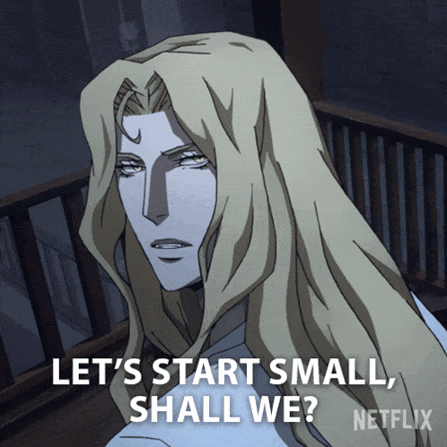 Lets Start Small Shall We Alucard GIF - Lets Start Small Shall We Alucard Castlevania GIFs