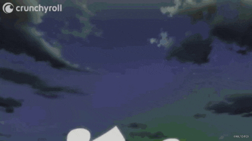 two knights are standing next to each other with crunchyroll written on the bottom right