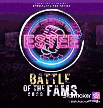 a poster for battle of the fams 2023