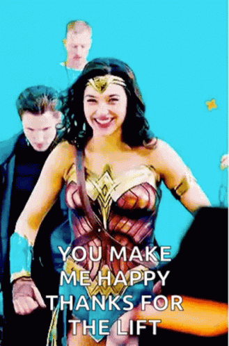 Gal Gadot Wonder Woman GIF - Gal Gadot Wonder Woman Thanks GIFs