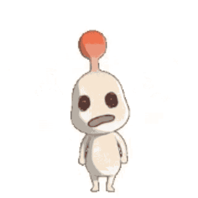 a cartoon character with an angry face and smoke coming out of its mouth .