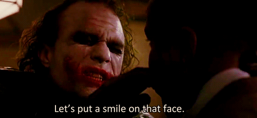 Smile... GIF - Movie Action Heath Ledger GIFs