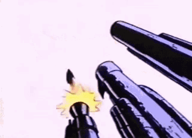 a cartoon drawing of a hand holding a letter c that says hit !