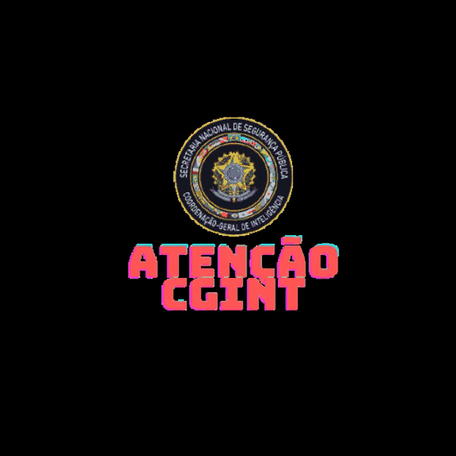 a black background with the words atenção ccint