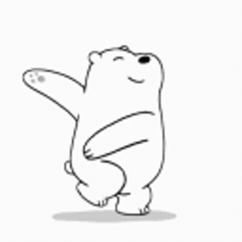 We Bare Bears White Bear Dab We GIF - We Bare Bears White Bear Dab We Bare GIFs