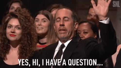 I Have A Question Jerry Seinfeld GIF - I Have A Question Jerry Seinfeld Snl GIFs