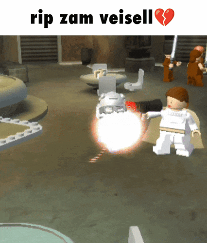 a screenshot of a video game with the words rip zam veisell